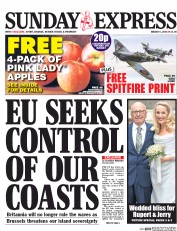 Daily Express Sunday () Newspaper Front Page for 6 March 2016