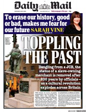 Daily Mail () Newspaper Front Page for 10 June 2020