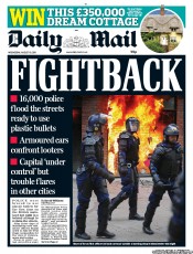 Daily Mail () Newspaper Front Page for 10 August 2011