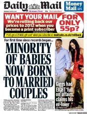 Daily Mail () Newspaper Front Page for 10 August 2022