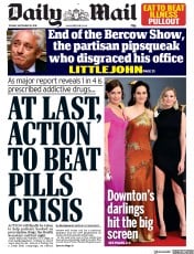 Daily Mail () Newspaper Front Page for 10 September 2019