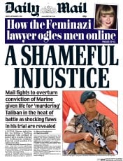 Daily Mail () Newspaper Front Page for 11 September 2015