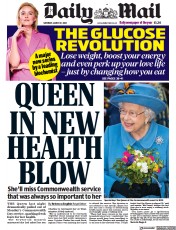 Daily Mail () Newspaper Front Page for 12 March 2022