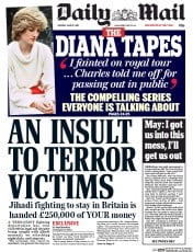 Daily Mail () Newspaper Front Page for 13 June 2017