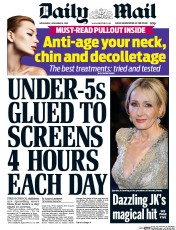 Daily Mail () Newspaper Front Page for 16 November 2016