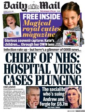 Daily Mail () Newspaper Front Page for 16 May 2020