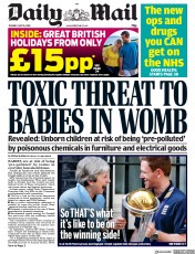 Daily Mail () Newspaper Front Page for 16 July 2019