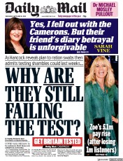 Daily Mail () Newspaper Front Page for 16 September 2020