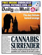 Daily Mail () Newspaper Front Page for 17 October 2017