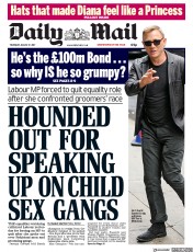 Daily Mail () Newspaper Front Page for 17 August 2017