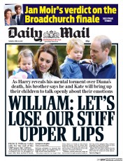 Daily Mail () Newspaper Front Page for 18 April 2017