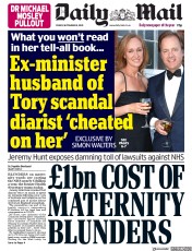 Daily Mail () Newspaper Front Page for 18 September 2020