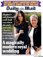 Daily Mail () Newspaper Front Page for 19 May 2018