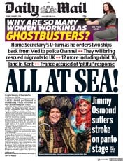 Daily Mail () Newspaper Front Page for 1 January 2019