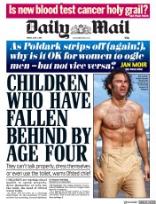 Daily Mail () Newspaper Front Page for 1 June 2018