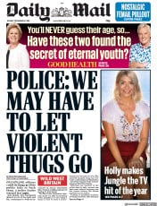 Daily Mail () Newspaper Front Page for 20 November 2018