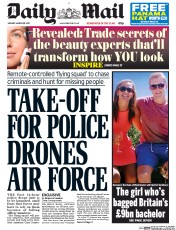 Daily Mail () Newspaper Front Page for 20 March 2017