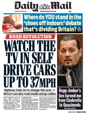Daily Mail () Newspaper Front Page for 20 April 2022