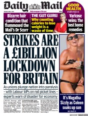 Daily Mail () Newspaper Front Page for 21 June 2022