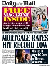 Daily Mail () Newspaper Front Page for 22 April 2017