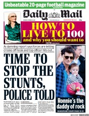 Daily Mail () Newspaper Front Page for 23 October 2017