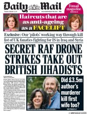 Daily Mail () Newspaper Front Page for 23 February 2017