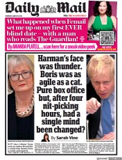 Daily Mail () Newspaper Front Page for 23 March 2023