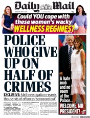 Daily Mail () Newspaper Front Page for 24 April 2019