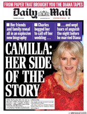 Daily Mail () Newspaper Front Page for 24 June 2017