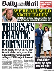 Daily Mail () Newspaper Front Page for 26 November 2018