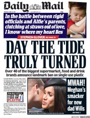 Daily Mail () Newspaper Front Page for 26 April 2018