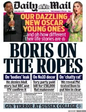 Daily Mail () Newspaper Front Page for 27 April 2021