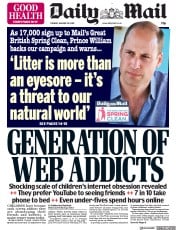 Daily Mail () Newspaper Front Page for 29 January 2019