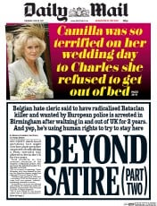 Daily Mail () Newspaper Front Page for 29 June 2017