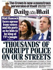 Daily Mail () Newspaper Front Page for 2 November 2022