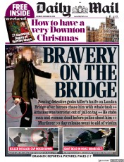 Daily Mail () Newspaper Front Page for 30 November 2019