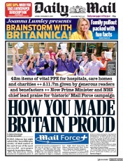 Daily Mail () Newspaper Front Page for 30 November 2020