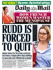 Daily Mail () Newspaper Front Page for 30 April 2018