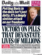 Daily Mail () Newspaper Front Page for 30 May 2019