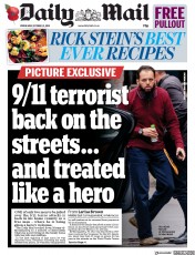 Daily Mail () Newspaper Front Page for 31 October 2018