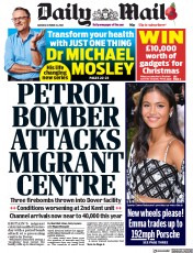Daily Mail () Newspaper Front Page for 31 October 2022