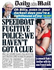 Daily Mail () Newspaper Front Page for 4 January 2019