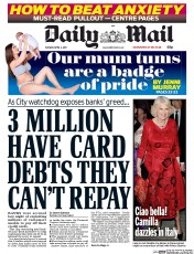 Daily Mail () Newspaper Front Page for 4 April 2017
