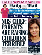Daily Mail () Newspaper Front Page for 4 June 2015