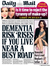 Daily Mail () Newspaper Front Page for 5 January 2017