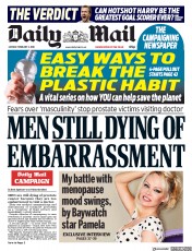 Daily Mail () Newspaper Front Page for 5 February 2018