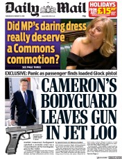 Daily Mail () Newspaper Front Page for 5 February 2020