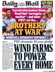 Daily Mail () Newspaper Front Page for 6 October 2020