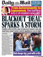 Daily Mail () Newspaper Front Page for 7 October 2022