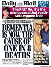 Daily Mail () Newspaper Front Page for 7 August 2019